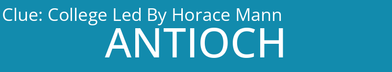 College Led By Horace Mann
