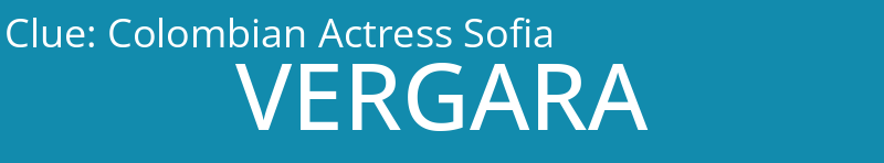 Colombian Actress Sofia