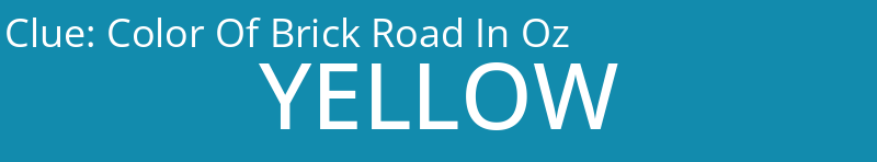 Color Of Brick Road In Oz