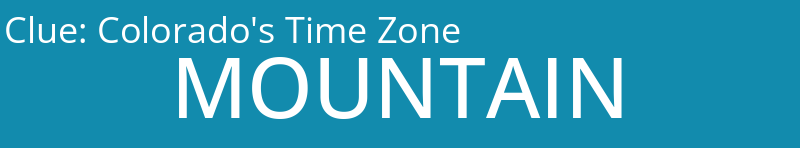 Colorado's Time Zone