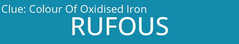 Colour Of Oxidised Iron