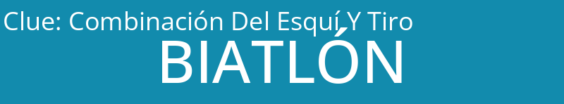 Combinación Del Esquí Y Tiro