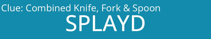 Combined Knife, Fork & Spoon