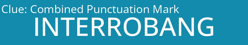 Combined Punctuation Mark