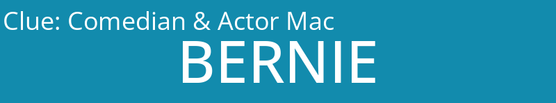 Comedian & Actor Mac