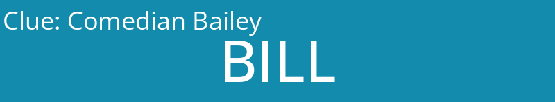 Comedian Bailey