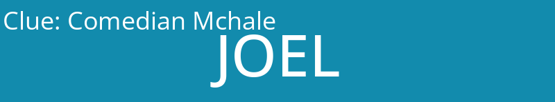 Comedian Mchale
