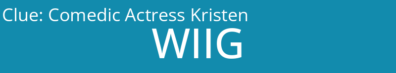 Comedic Actress Kristen