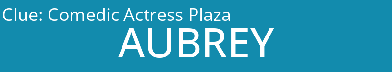 Comedic Actress Plaza