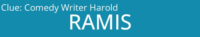 Comedy Writer Harold