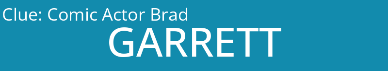 Comic Actor Brad