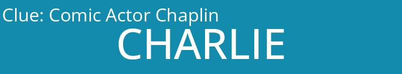 Comic Actor Chaplin