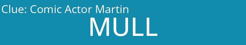 Comic Actor Martin
