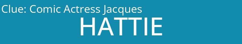 Comic Actress Jacques