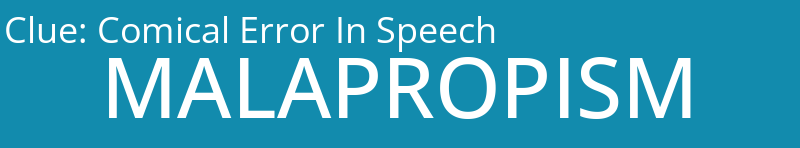 Comical Error In Speech