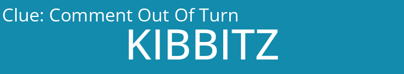 Comment Out Of Turn