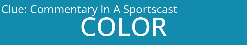 Commentary In A Sportscast