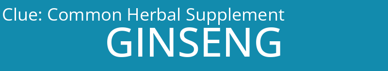 Common Herbal Supplement