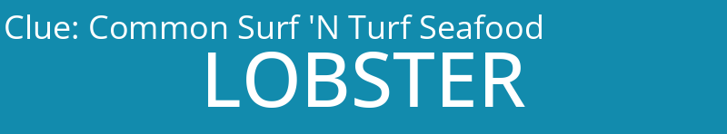 Common Surf 'N Turf Seafood
