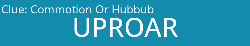 Commotion Or Hubbub