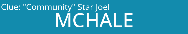 "Community" Star Joel