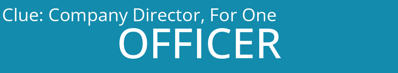 Company Director, For One