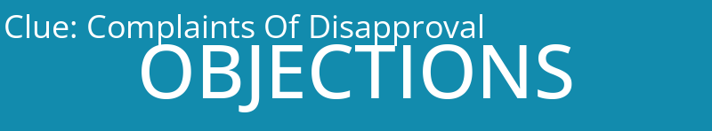 Complaints Of Disapproval
