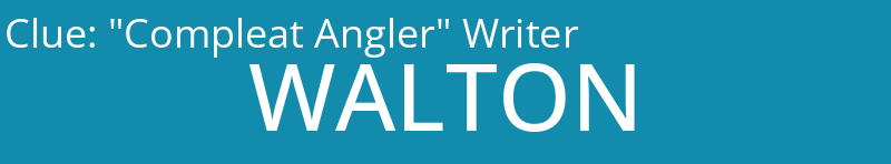 "Compleat Angler" Writer