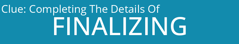 Completing The Details Of