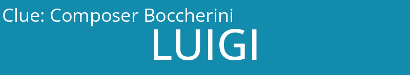 Composer Boccherini