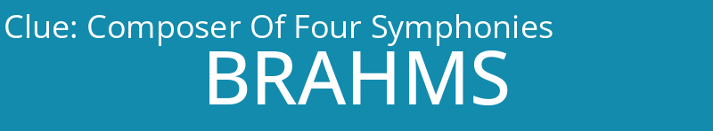 Composer Of Four Symphonies