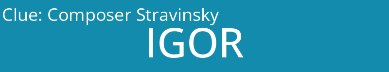 Composer Stravinsky