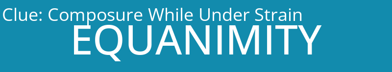 Composure While Under Strain