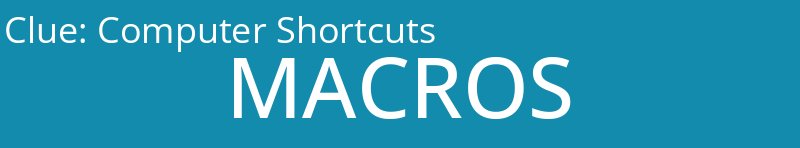 Computer Shortcuts