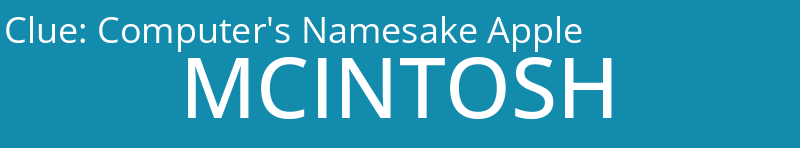 Computer's Namesake Apple