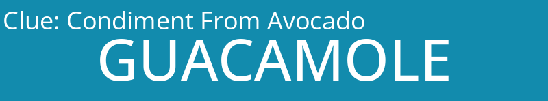 Condiment From Avocado