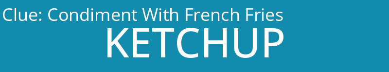Condiment With French Fries