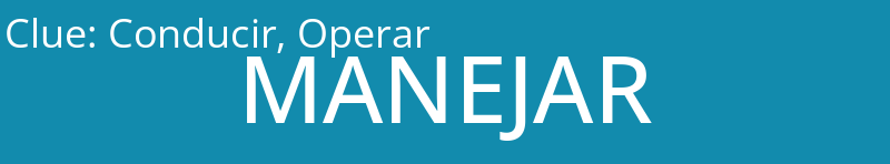 Conducir, Operar