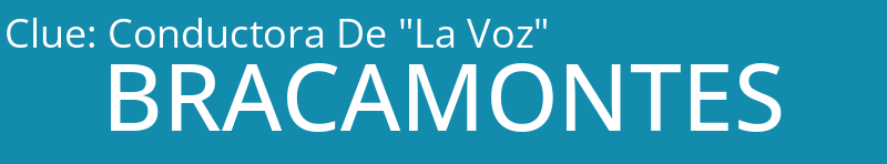 Conductora De "La Voz"