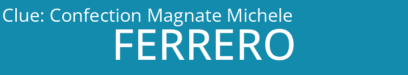 Confection Magnate Michele