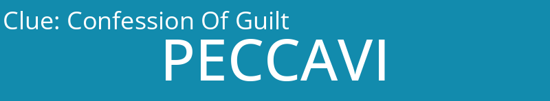 Confession Of Guilt