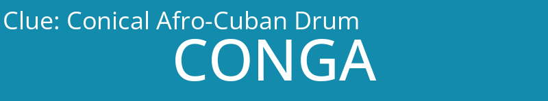 Conical Afro-Cuban Drum