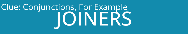 Conjunctions, For Example