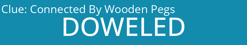 Connected By Wooden Pegs