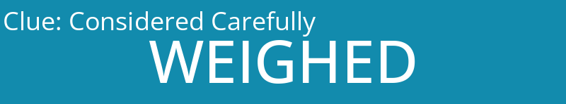 Considered Carefully