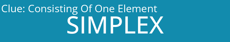 Consisting Of One Element