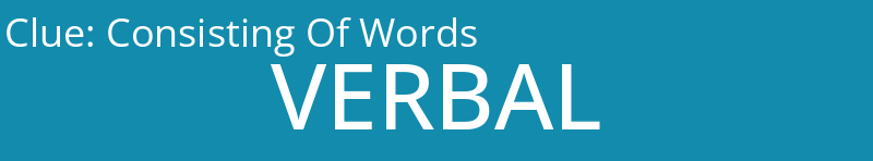 Consisting Of Words