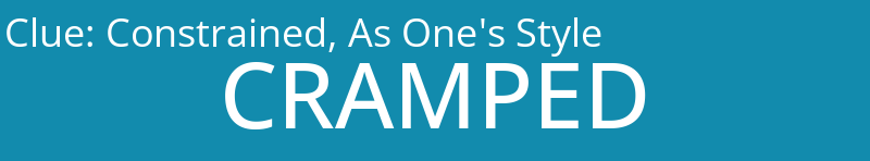 Constrained, As One's Style