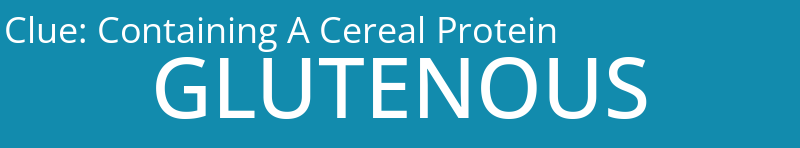 Containing A Cereal Protein