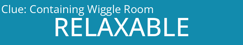 Containing Wiggle Room